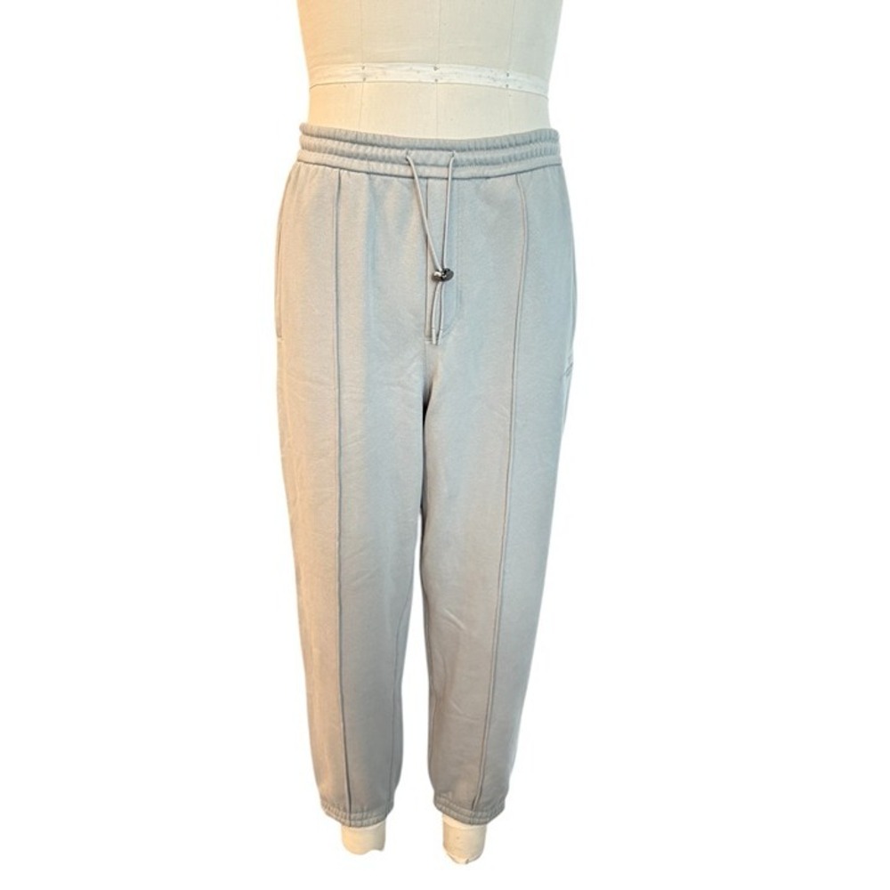Emporio Armani Mens Gray Cotton Joggers Zip Pocket Sweatpants Logo, Sz X-Large - Picture 2 of 11